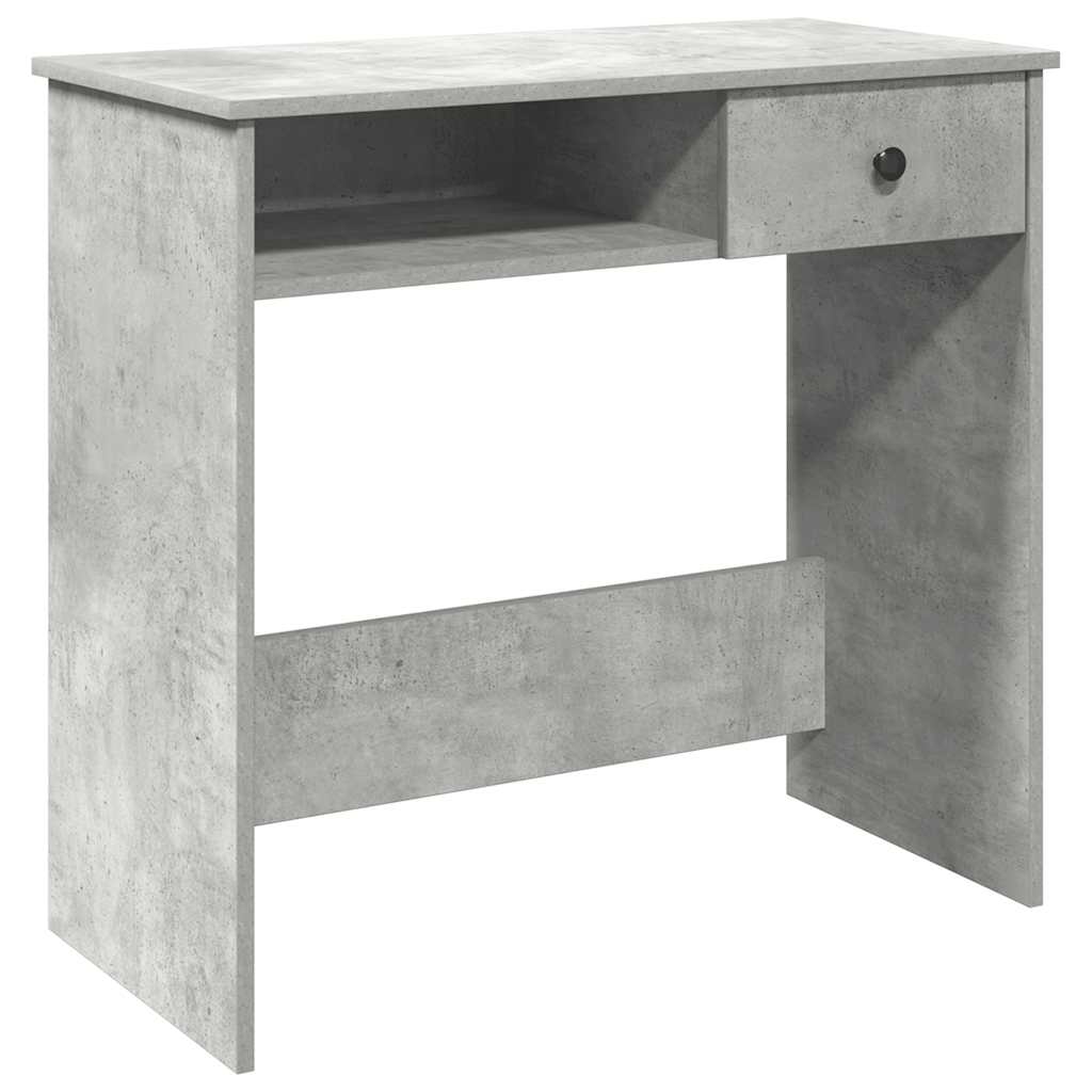 Bureau Gris béton 80x40x75 cm Aggloméré Bureaux vidaXL   