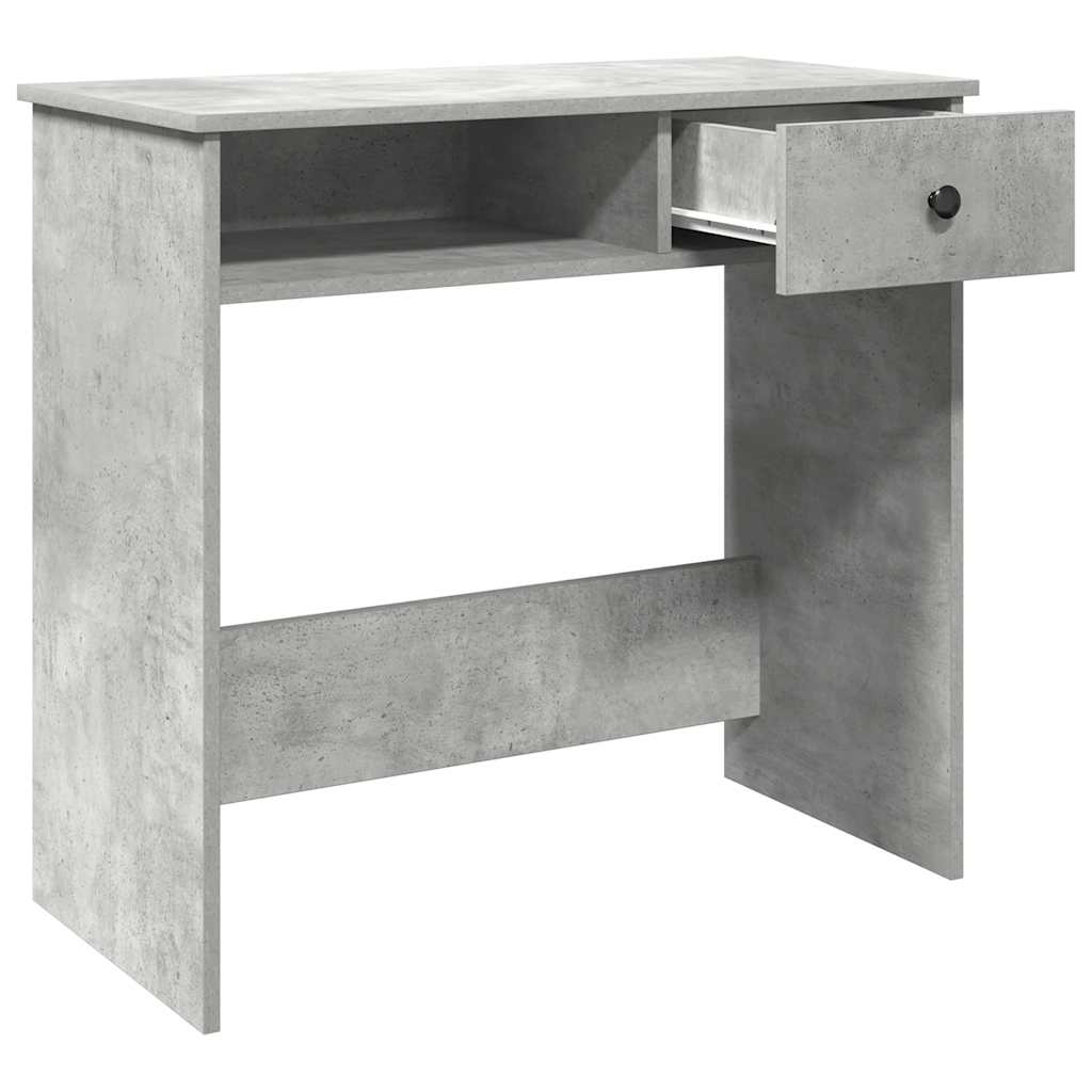 Bureau Gris béton 80x40x75 cm Aggloméré Bureaux vidaXL   