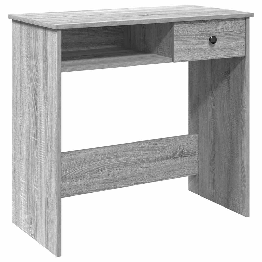 Bureau sonoma gris 80x40x75 cm bois d'ingénierie Bureaux vidaXL   