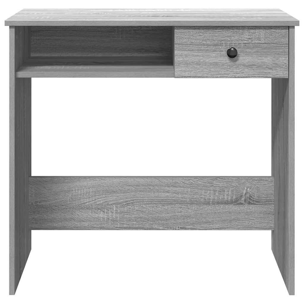 Bureau sonoma gris 80x40x75 cm bois d'ingénierie Bureaux vidaXL   