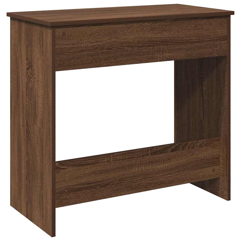 Bureau chêne marron 80x40x75 cm bois d'ingénierie Bureaux vidaXL   