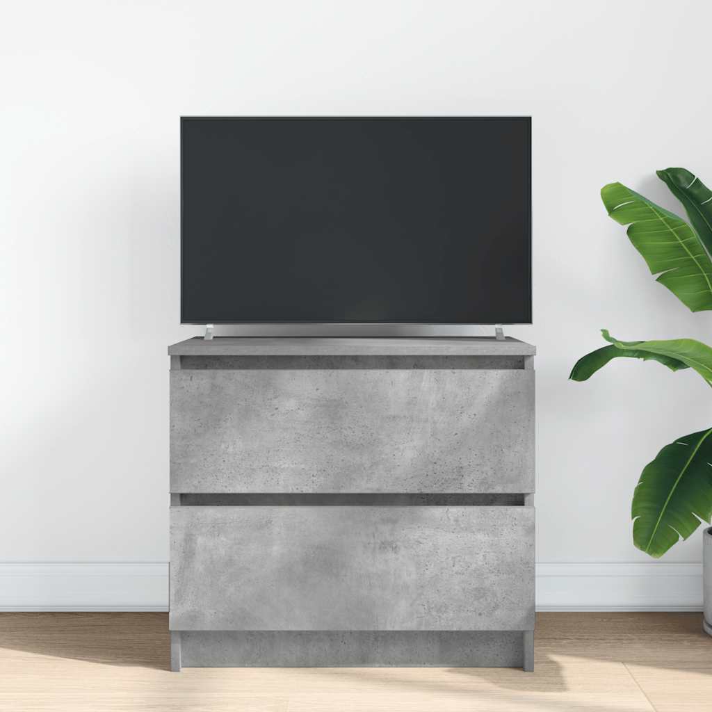 Meuble TV gris béton 60x35x54 cm bois d'ingénierie Meubles TV vidaXL