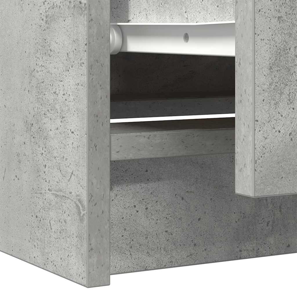 Meuble TV gris béton 60x35x54 cm bois d'ingénierie Meubles TV vidaXL