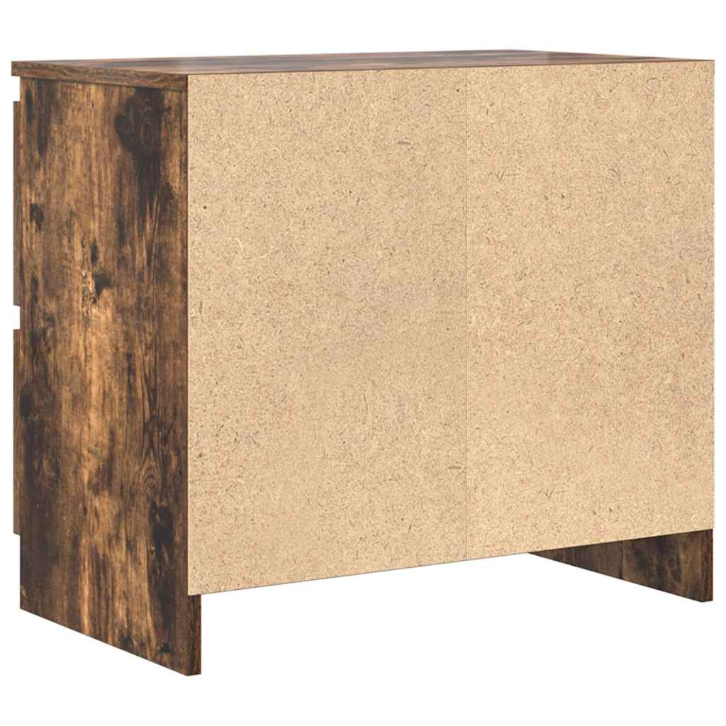 Meuble TV chêne fumé 60x35x54 cm bois d'ingénierie Meubles TV vidaXL