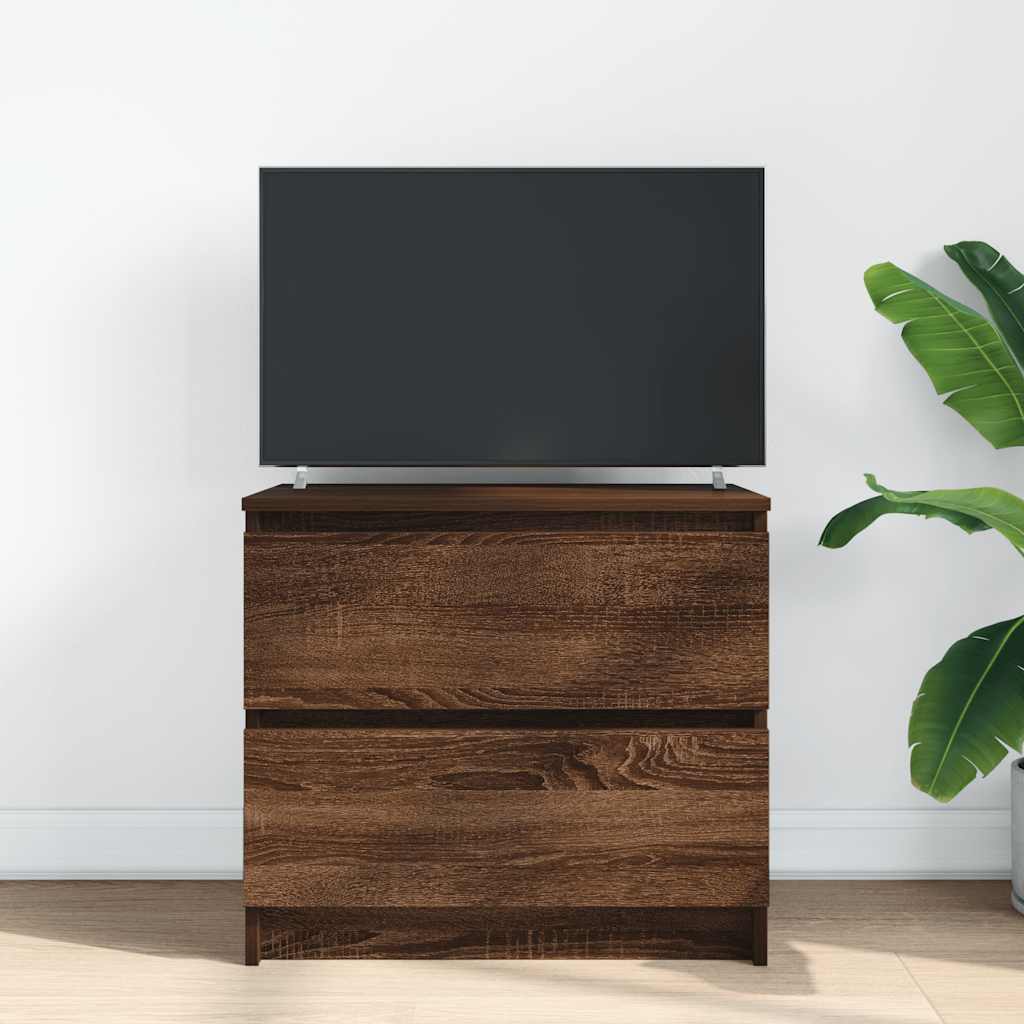 Meuble TV chêne marron 60x35x54 cm bois d'ingénierie Meubles TV vidaXL