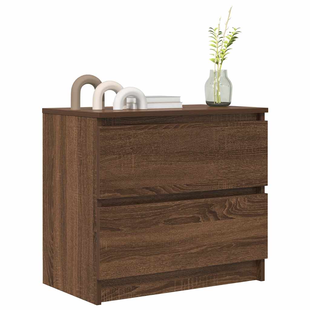 Meuble TV chêne marron 60x35x54 cm bois d'ingénierie Meubles TV vidaXL