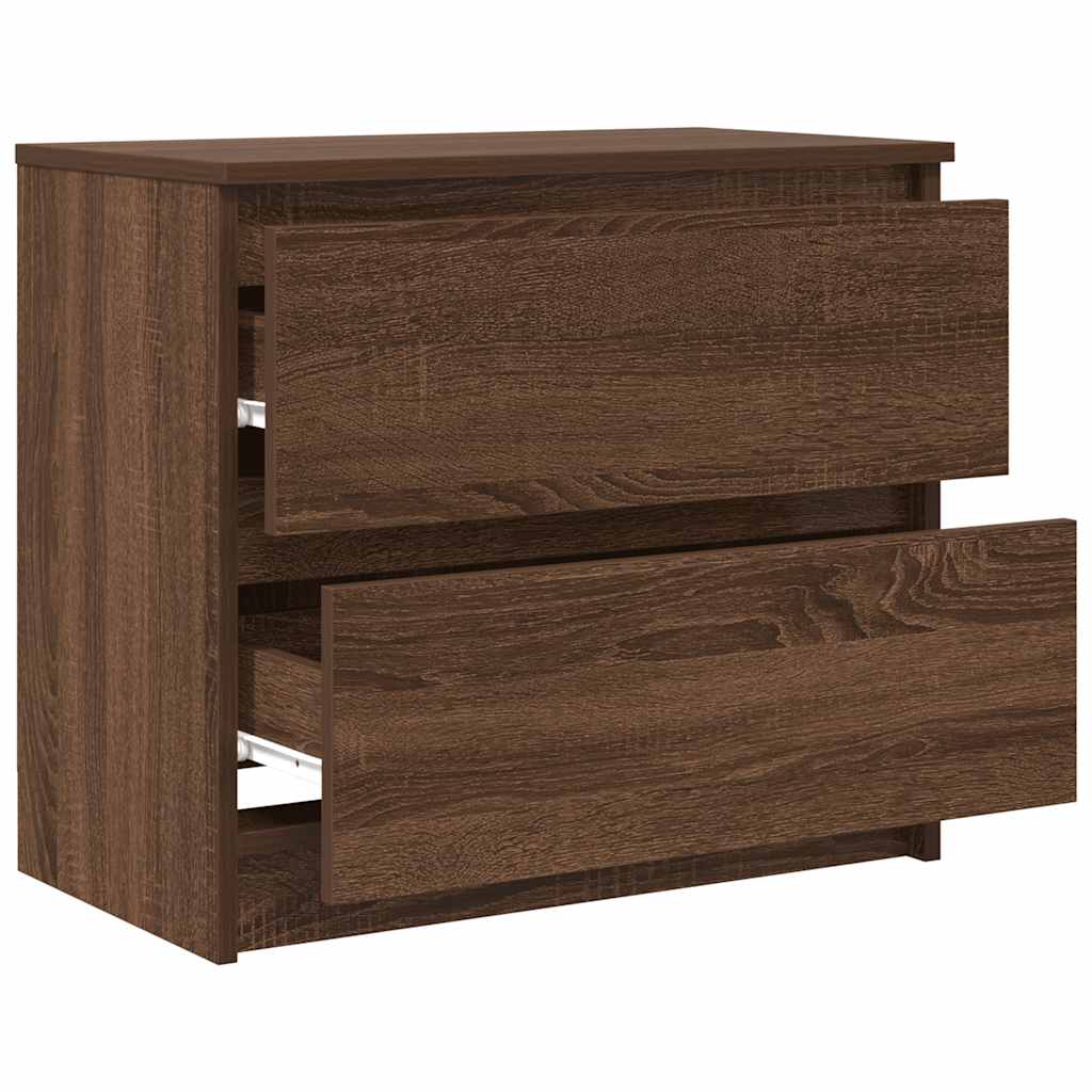 Meuble TV chêne marron 60x35x54 cm bois d'ingénierie Meubles TV vidaXL