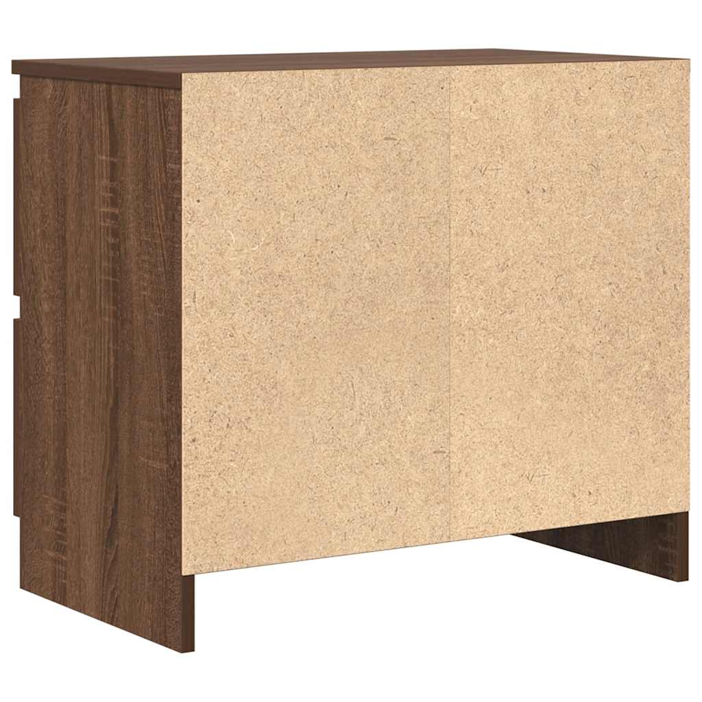 Meuble TV chêne marron 60x35x54 cm bois d'ingénierie Meubles TV vidaXL