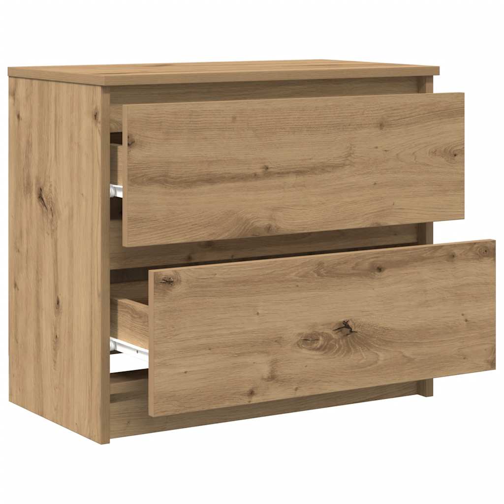 Meuble TV chêne artisanal 60x35x54 cm bois d'ingénierie Meubles TV vidaXL