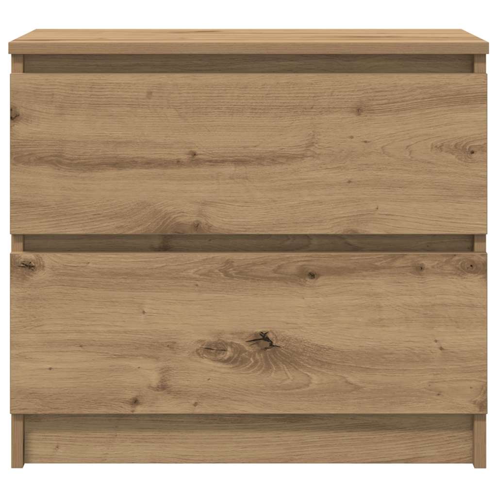 Meuble TV chêne artisanal 60x35x54 cm bois d'ingénierie Meubles TV vidaXL