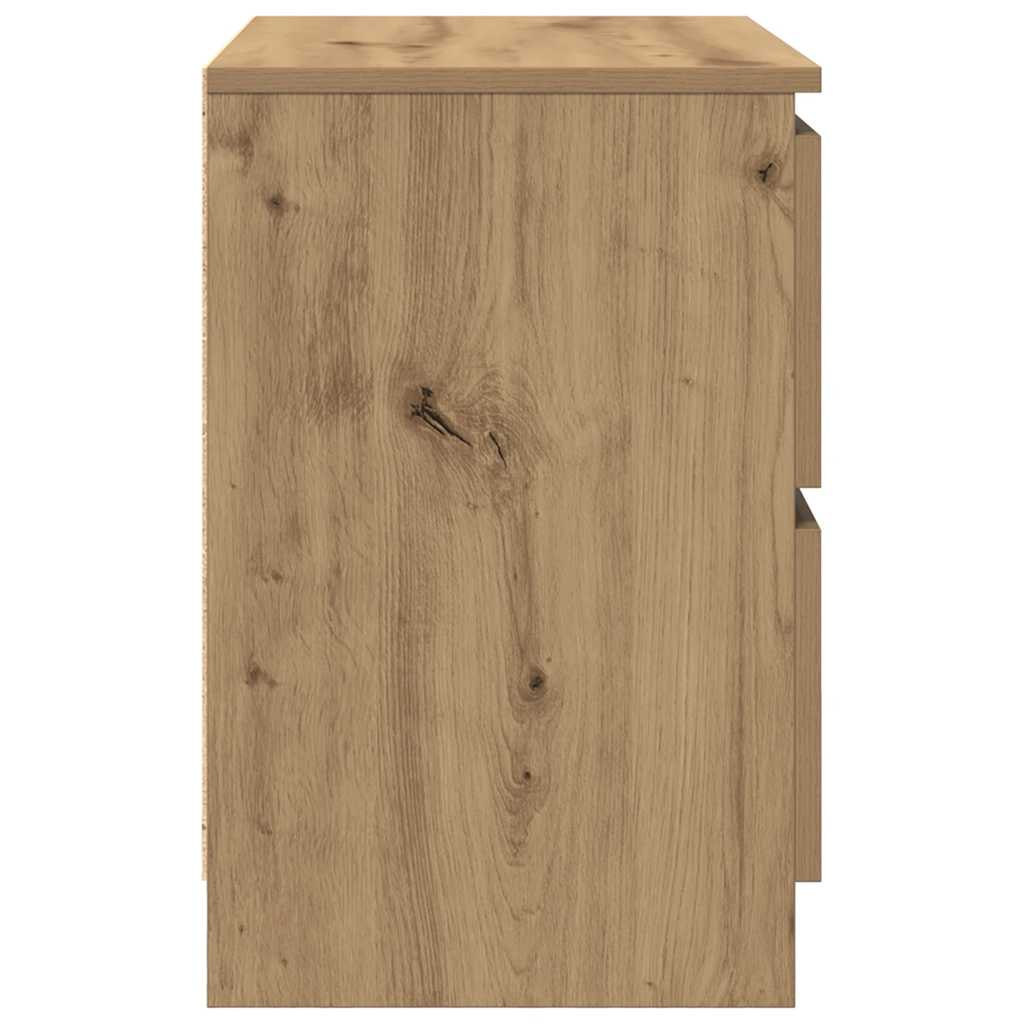 Meuble TV chêne artisanal 60x35x54 cm bois d'ingénierie Meubles TV vidaXL