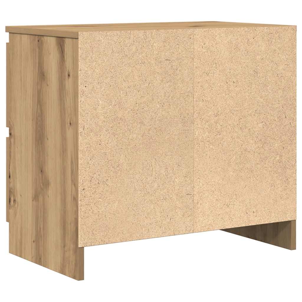 Meuble TV chêne artisanal 60x35x54 cm bois d'ingénierie Meubles TV vidaXL