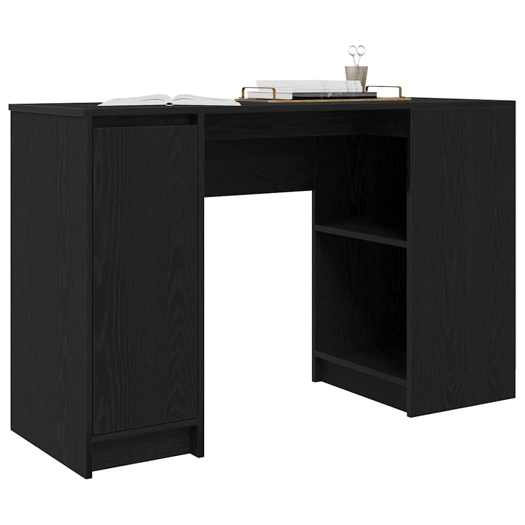 Bureau chêne noir 120x42x76 cm bois d'ingénierie Bureaux vidaXL