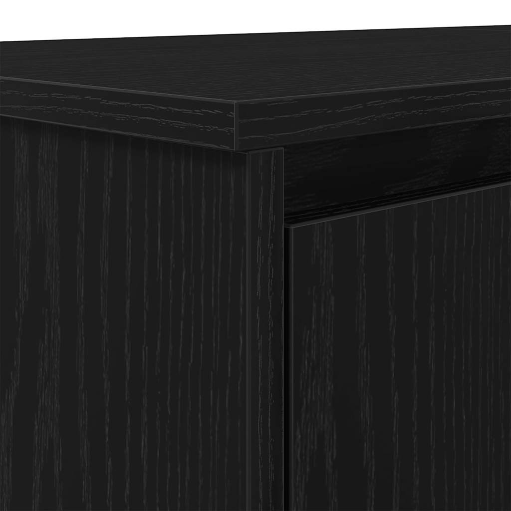 Bureau chêne noir 120x42x76 cm bois d'ingénierie Bureaux vidaXL