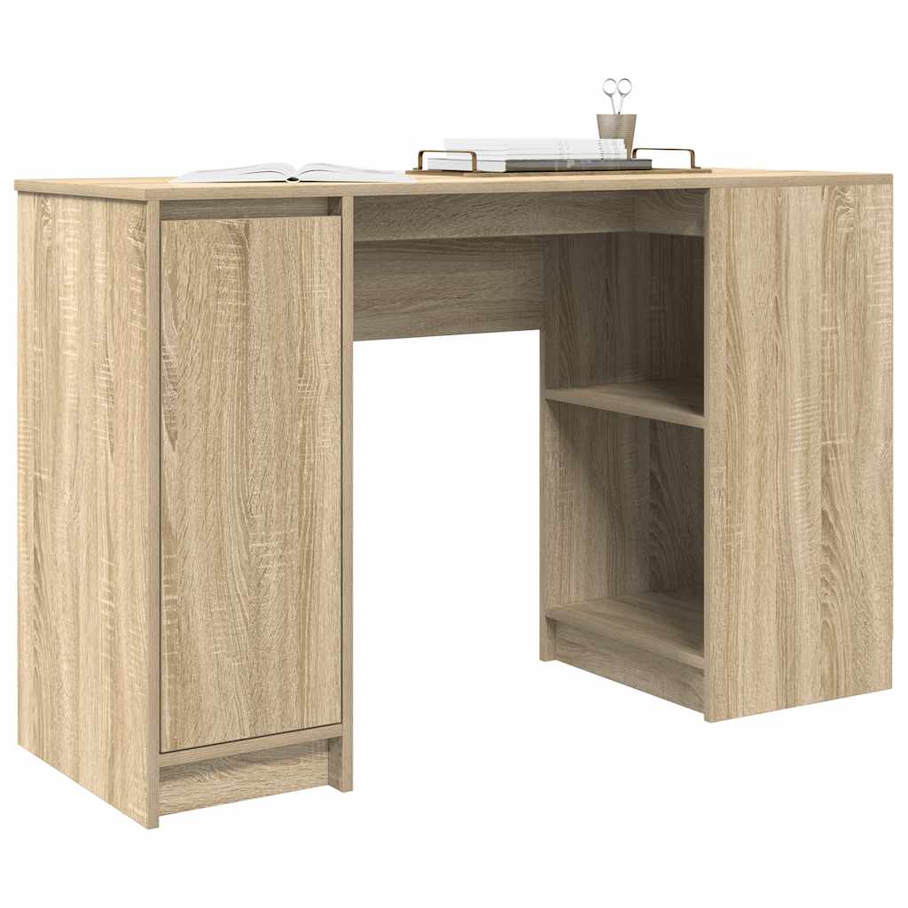 Bureau chêne sonoma 120x42x76 cm bois d'ingénierie Bureaux vidaXL