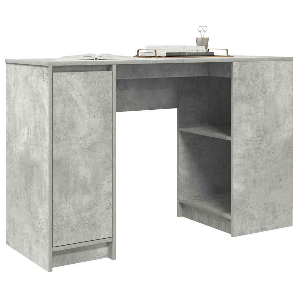 Bureau gris béton 120x42x76 cm bois d'ingénierie Bureaux vidaXL