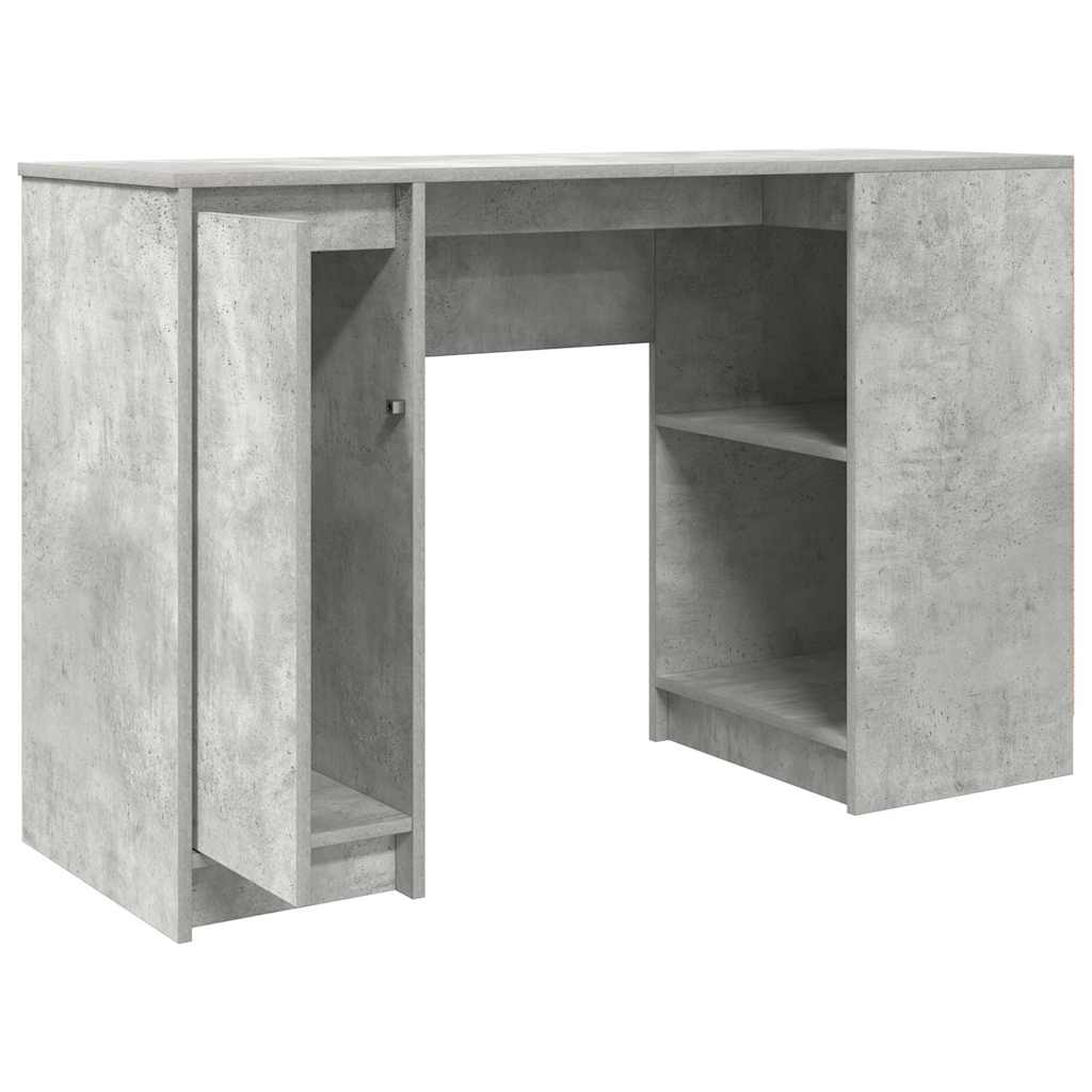 Bureau gris béton 120x42x76 cm bois d'ingénierie Bureaux vidaXL