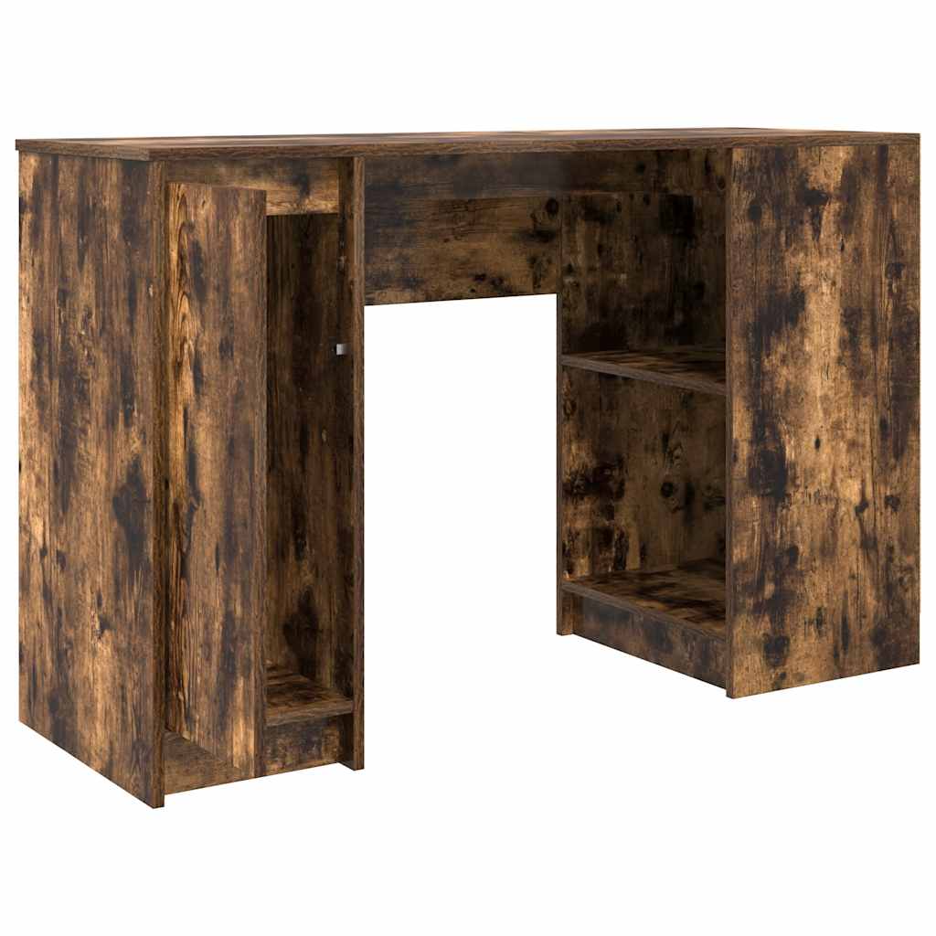 Bureau chêne fumé 120x42x76 cm bois d'ingénierie Bureaux vidaXL