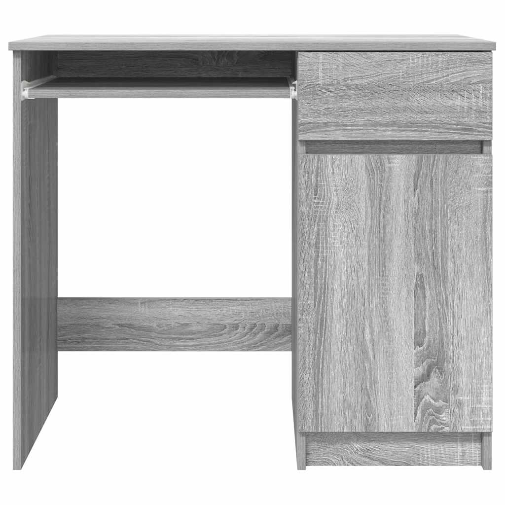 Bureau sonoma gris 86x49x76 cm bois d'ingénierie Bureaux vidaXL