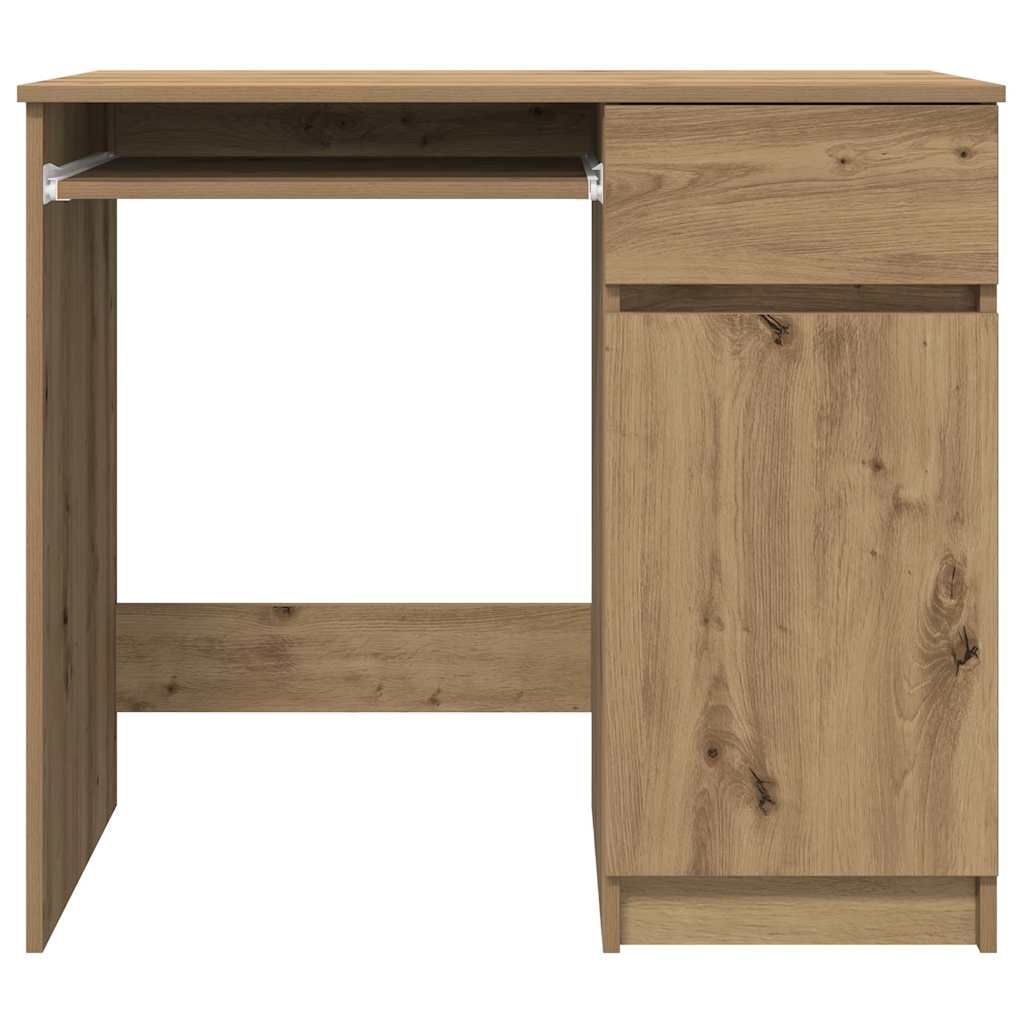 Bureau chêne artisanal 86x49x76 cm bois d'ingénierie Bureaux vidaXL