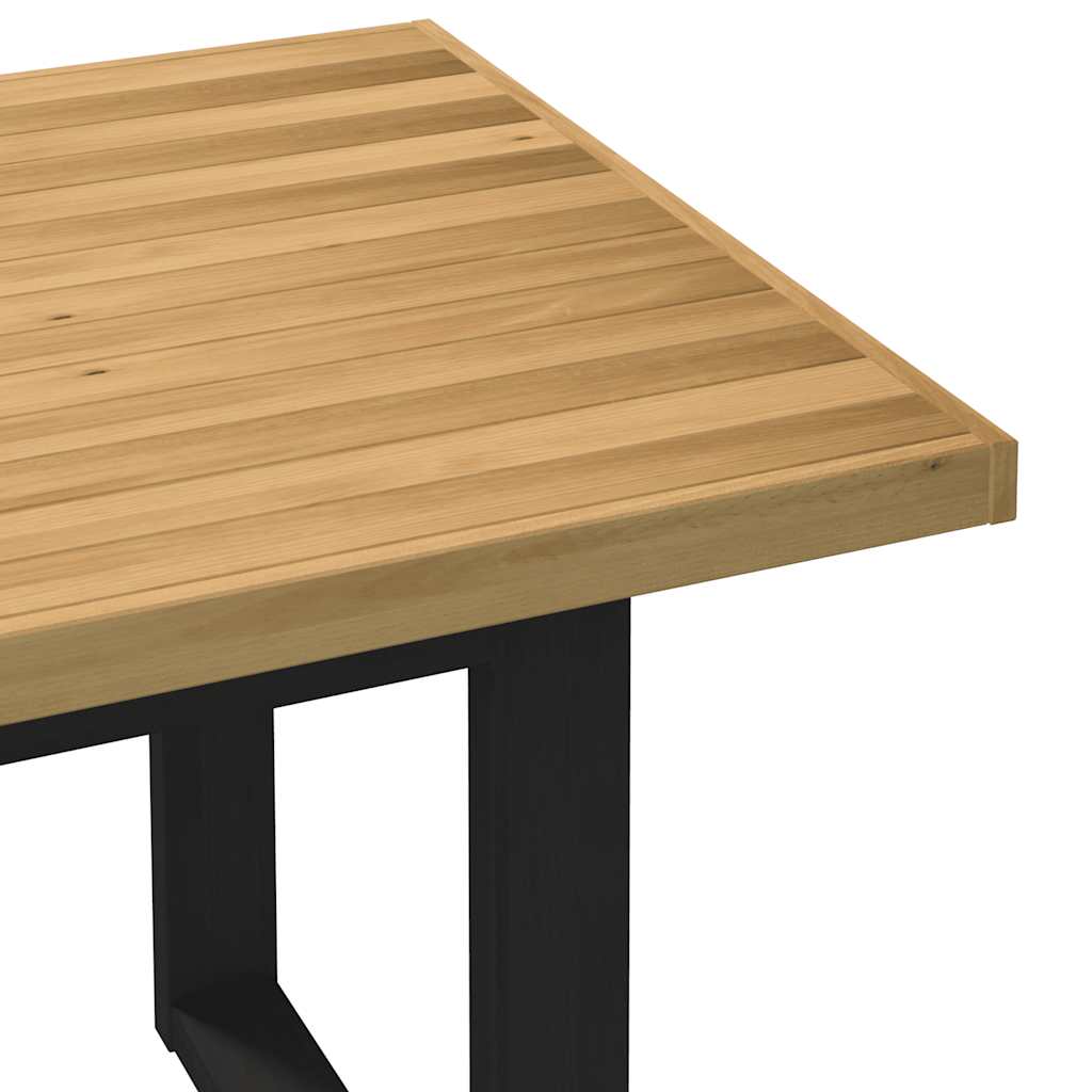 Table à manger NOAIN pieds en forme de U 180x90x75cm massif pin Tables à manger vidaXL