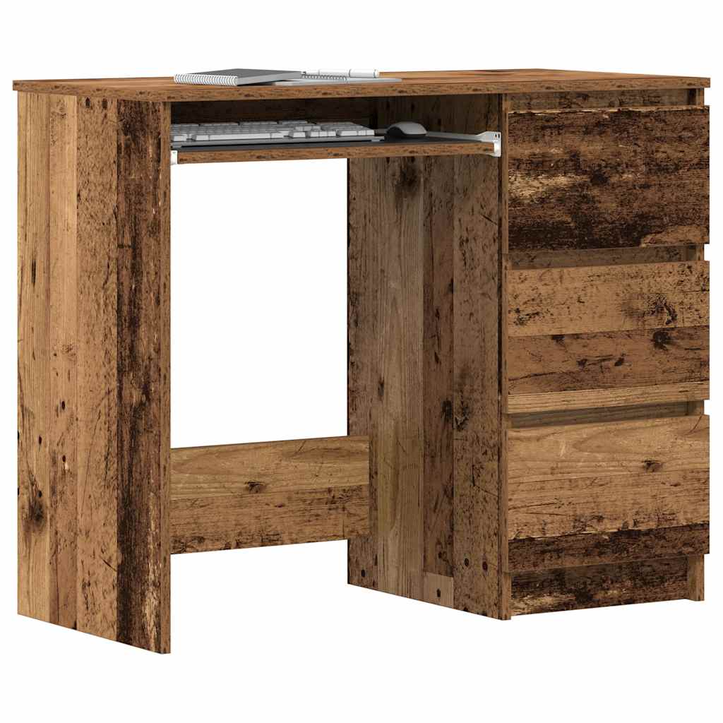 Bureau vieux bois 90x45x76 cm bois d'ingénierie Bureaux vidaXL