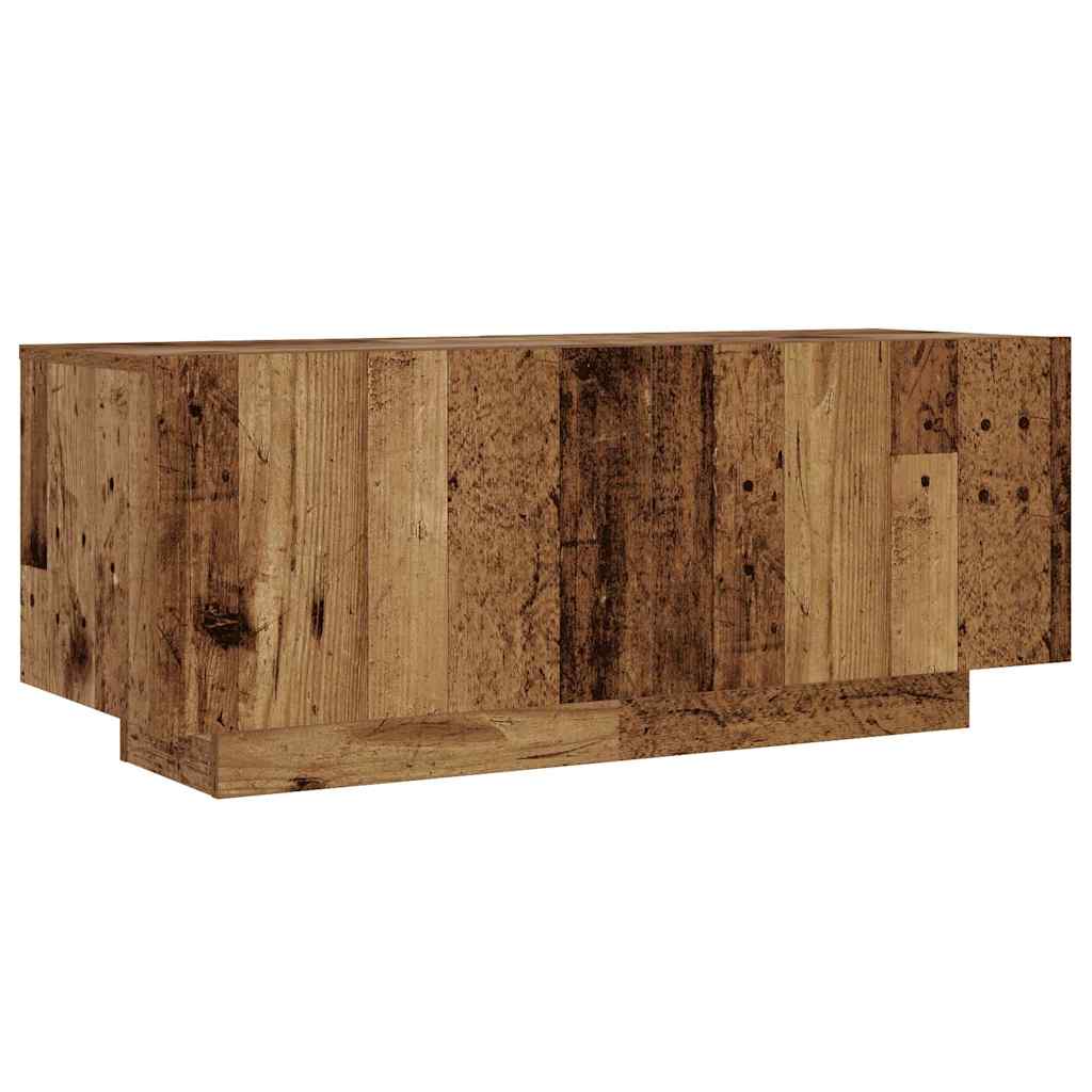 Table de chevet vieux bois 100x35x40 cm bois d'ingénierie Tables de chevet vidaXL   