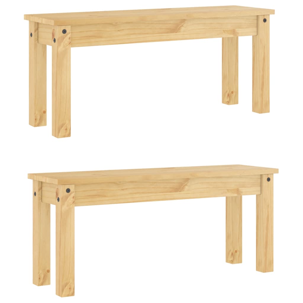 Ensemble à manger Panama 3 pcs bois de pin massif Meubles de salle à manger vidaXL