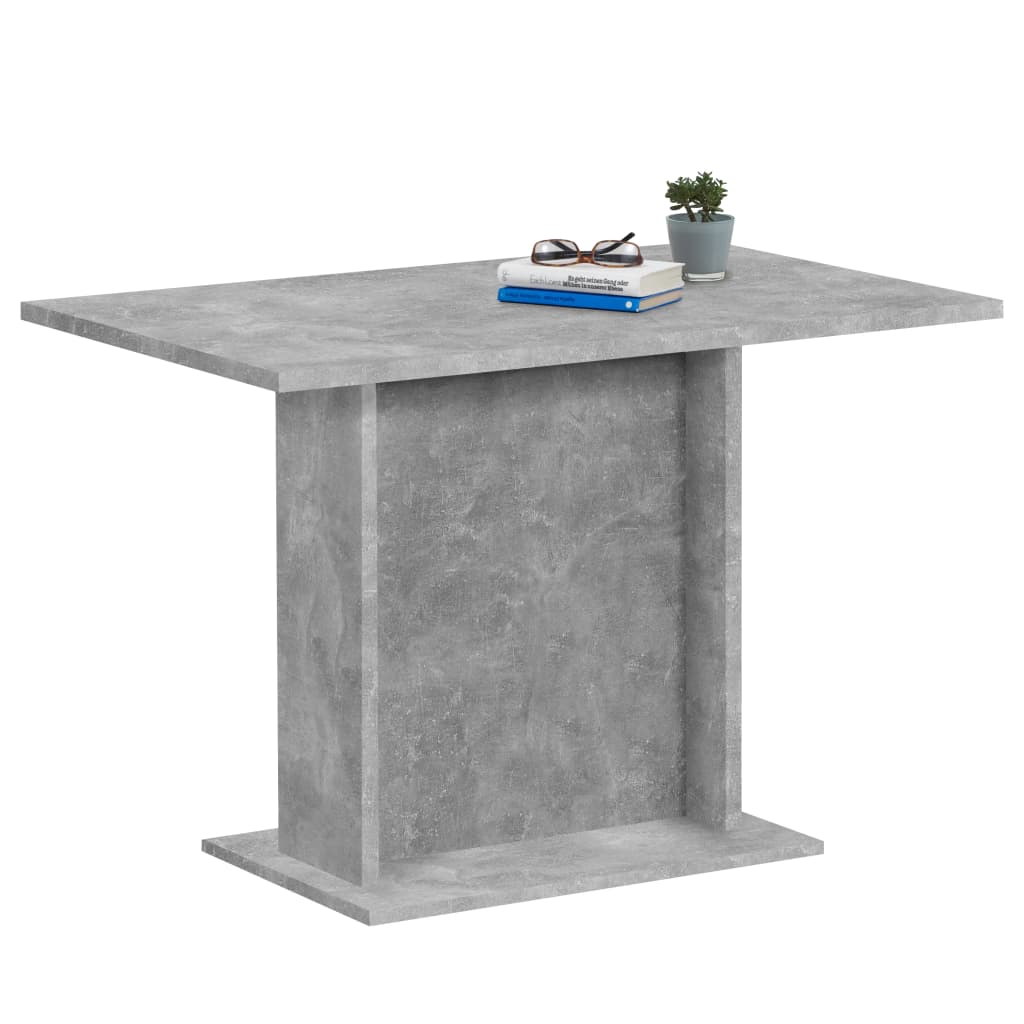 FMD Dining table 110 cm Concrete gray