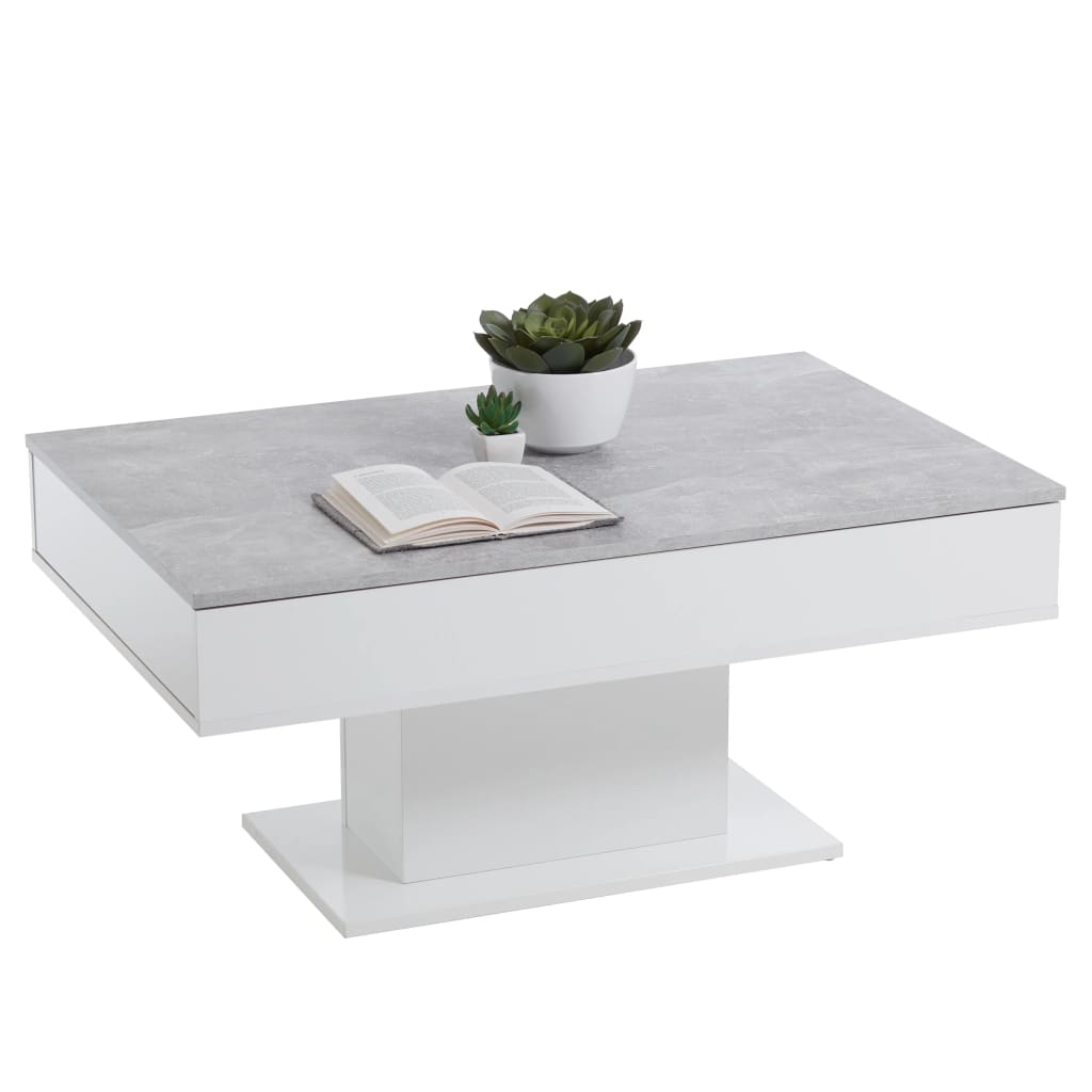 FMD Gray and white gray coffee table