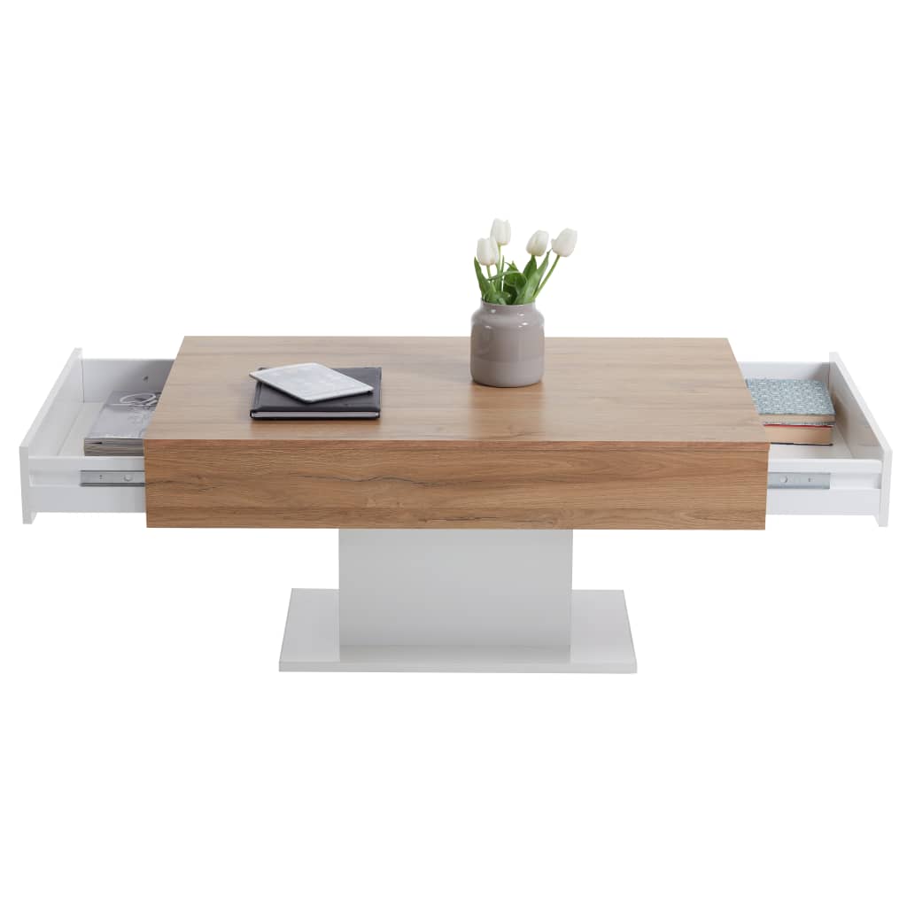 FMD Ancient and white oak coffee table