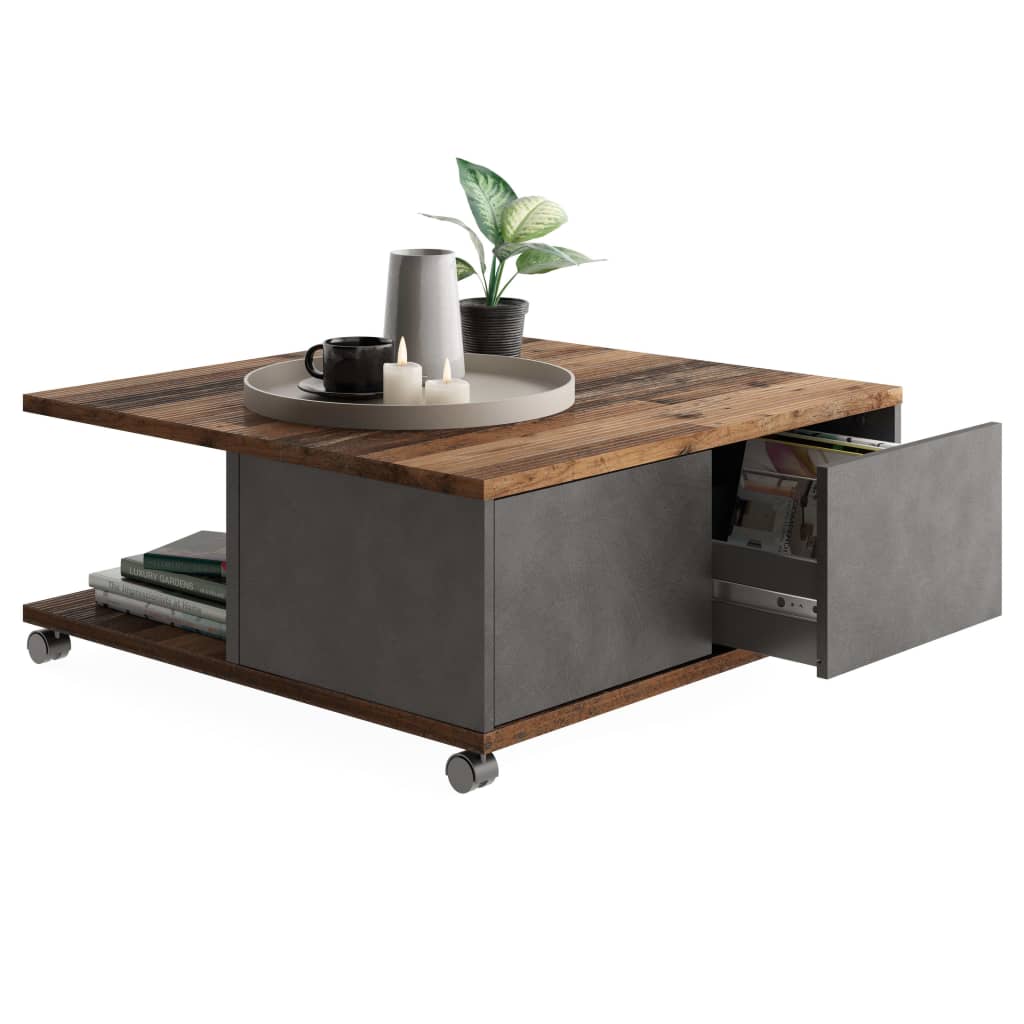 FMD Old style mobile coffee table