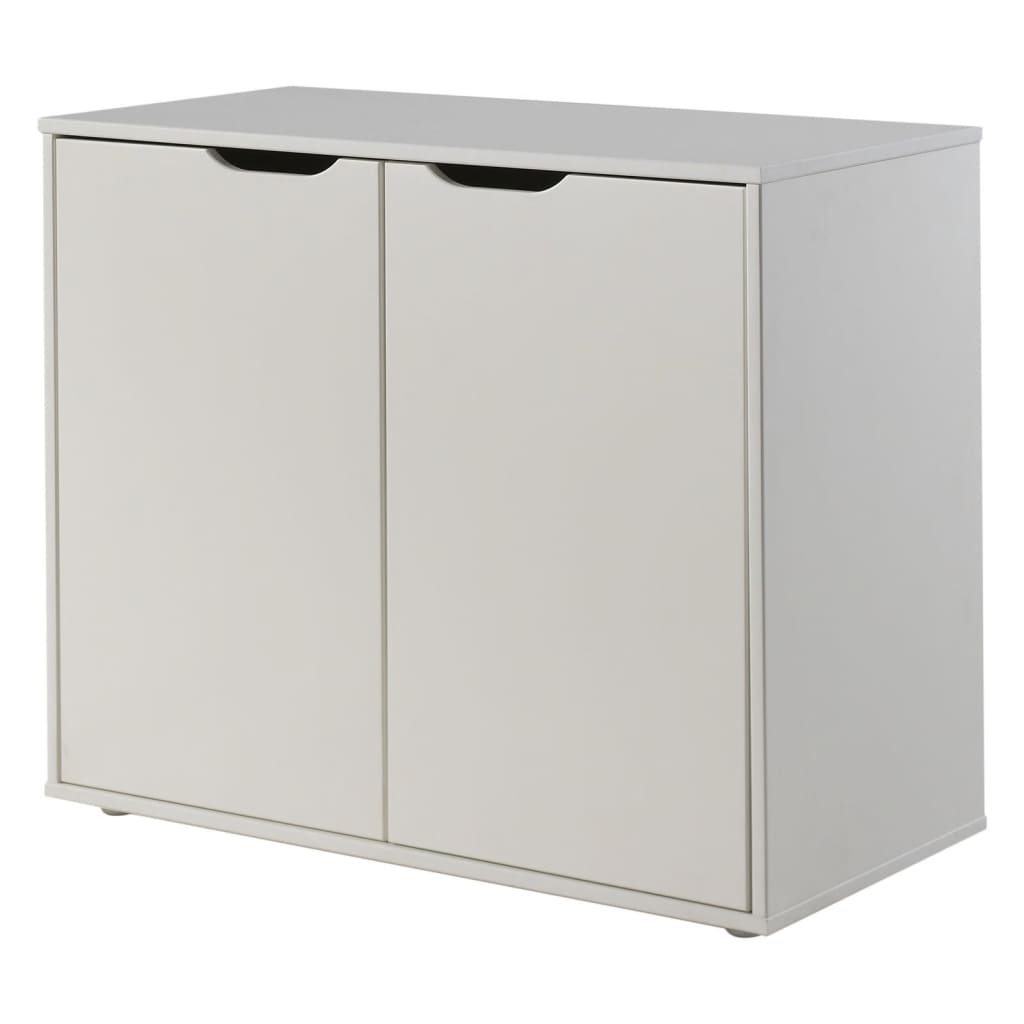 Vipack storage cabinet with 2 white pine dois