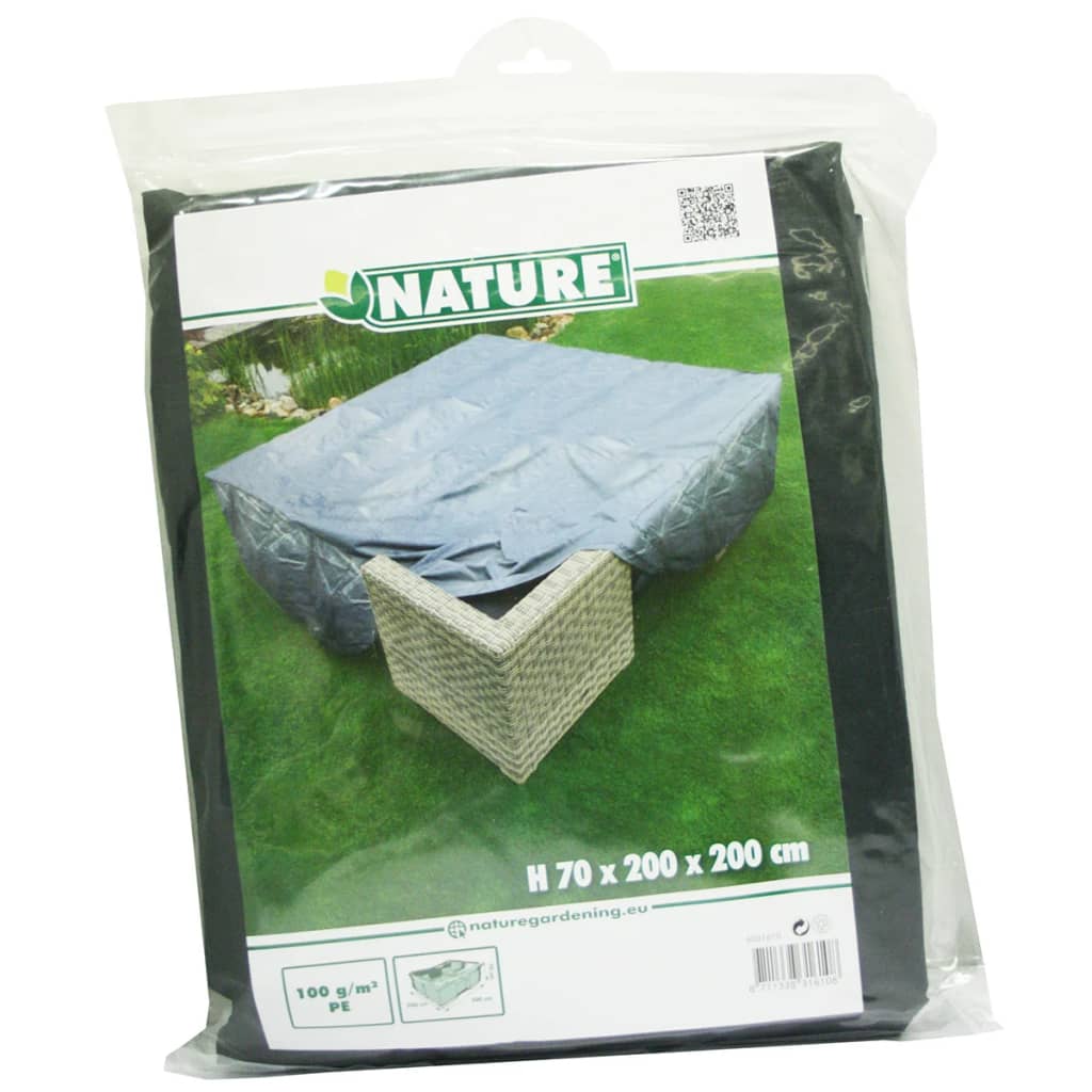 Nature Garden furniture cover for table and chairs 200x200x70 cm