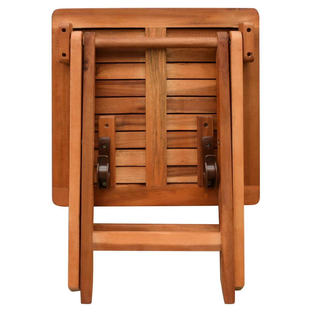 Langer Stuhl mit festem Akazienholz -Tisch