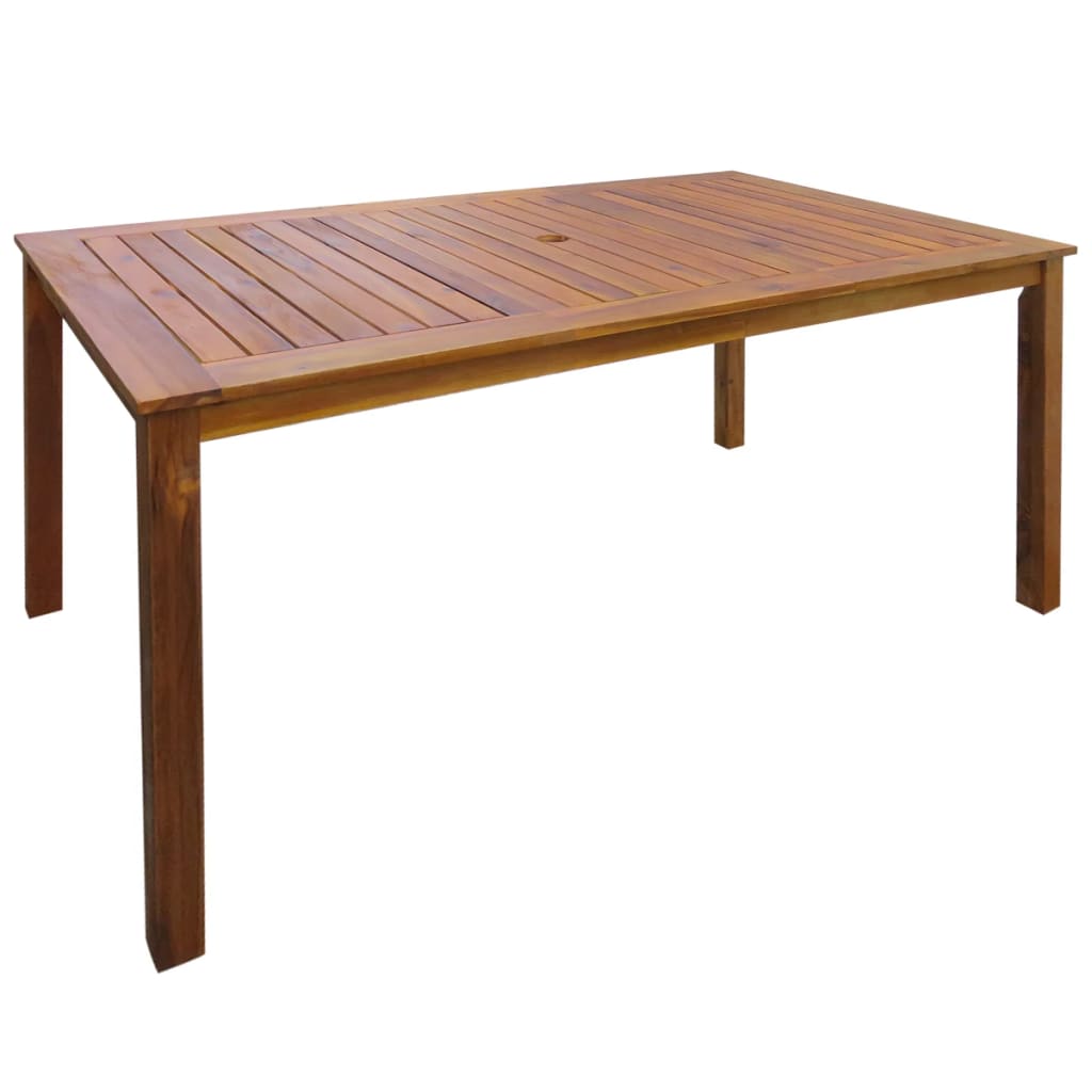 Jeu de salle à manger d'extérieur 7 pcs Bois d'acacia solide