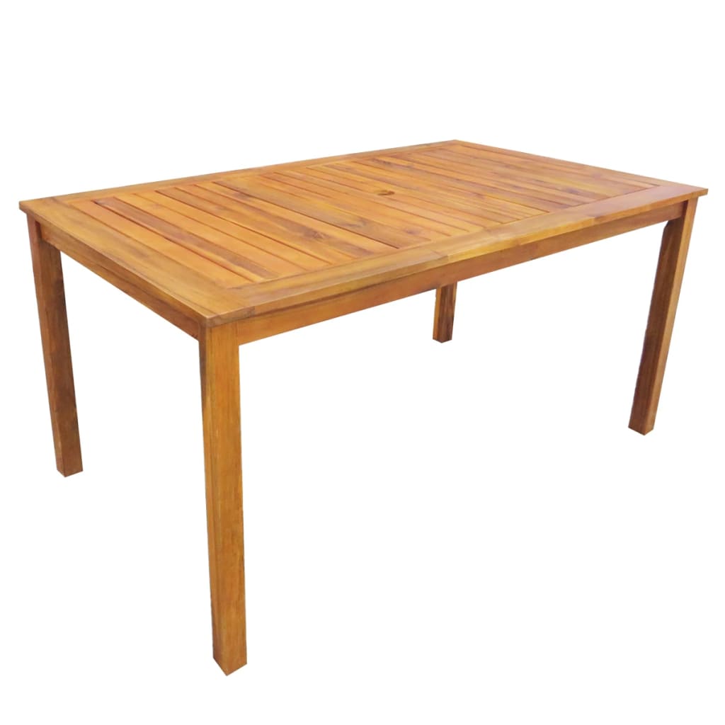 Mobili da pranzo per esterno 5 pz. Legno massello di acacia