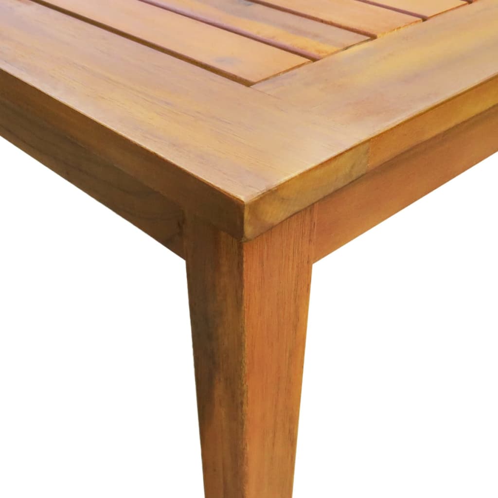 Mobili da pranzo per esterno 5 pz. Legno massello di acacia