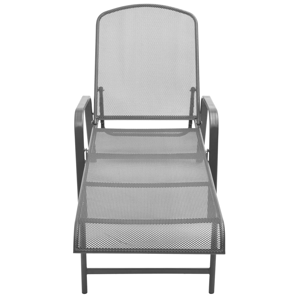 Anthracite Steel Long Chair