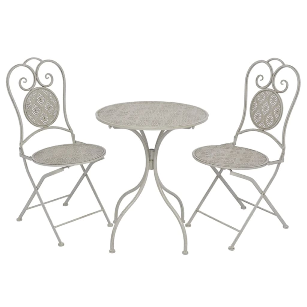 Bistro -Set 3 PCs Graustahl