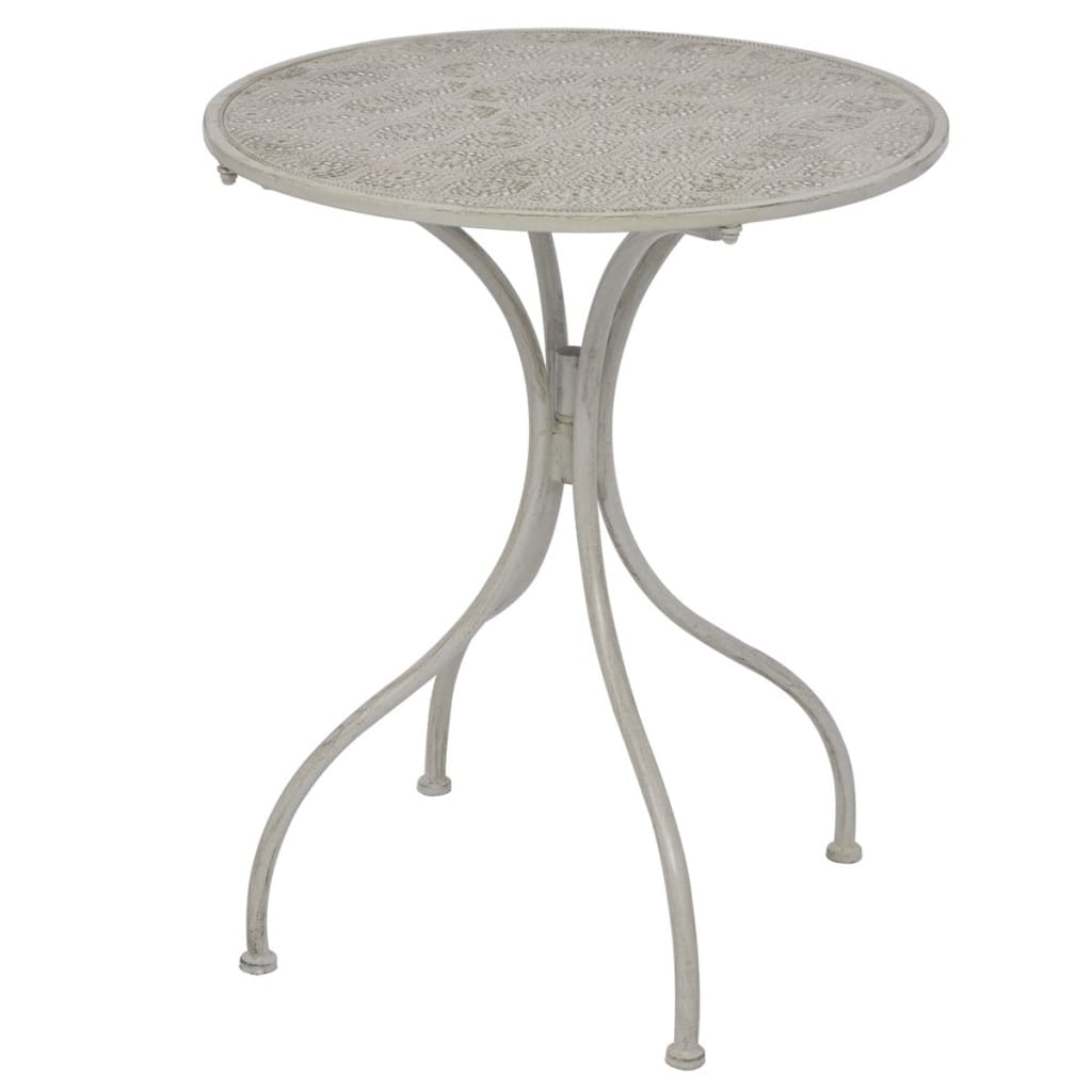 Ensemble de bistro 3 pcs Acier Gris