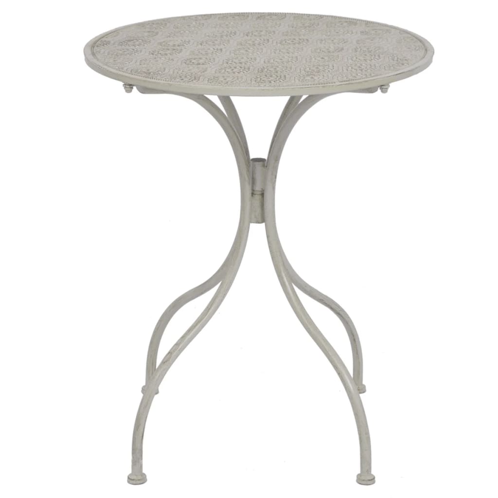 Ensemble de bistro 3 pcs Acier Gris