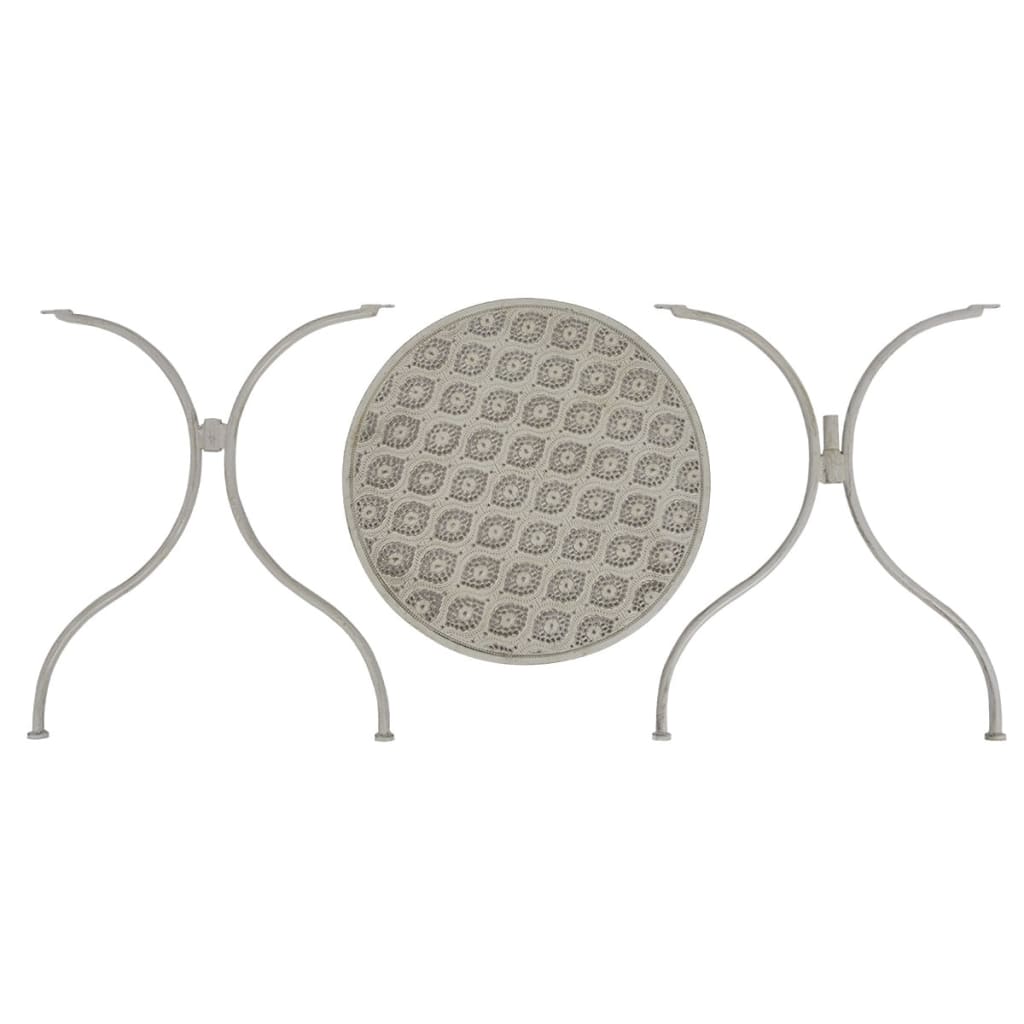 Bistro -Set 3 PCs Graustahl