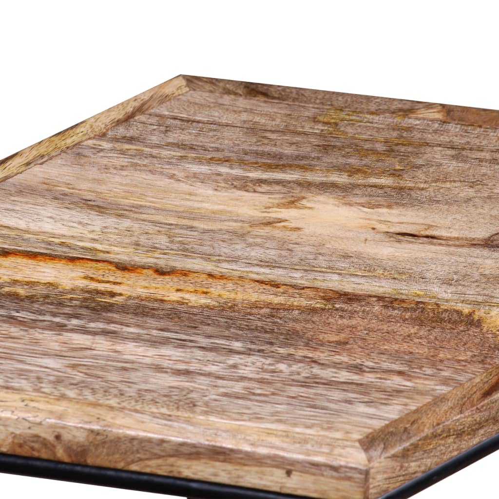 Tavolino in legno di mango solido 56x48x40 cm