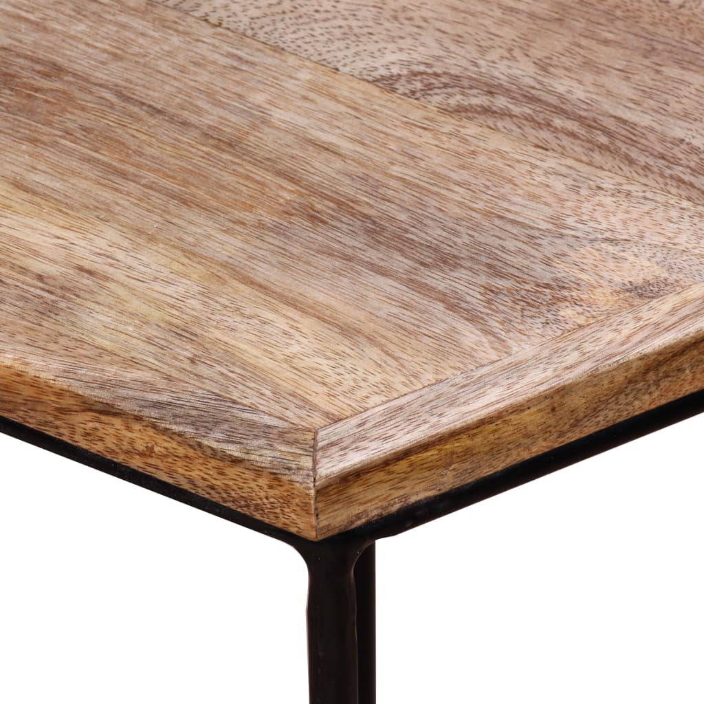 Tavolino in legno di mango solido 56x48x40 cm
