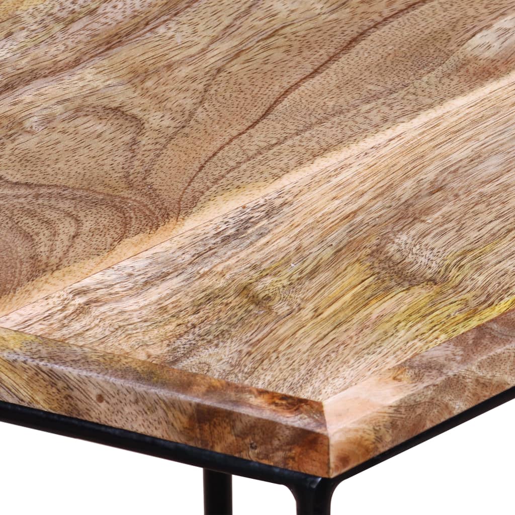 Solid mango wood coffee table 56x48x40 cm