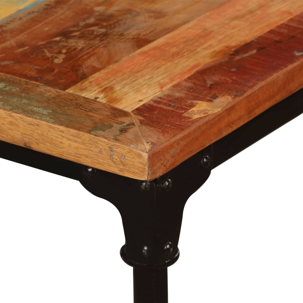 Dining table with solid recovery wood 240 cm