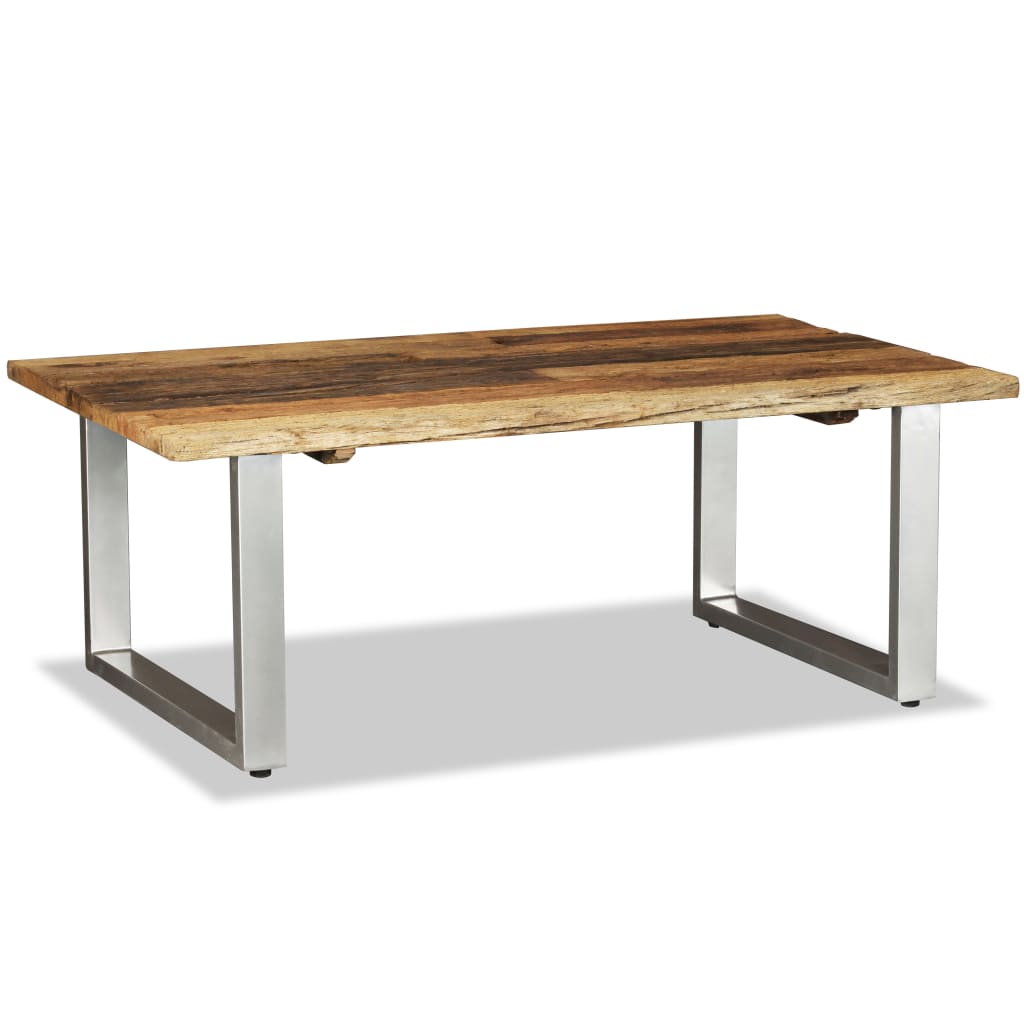 Solid Recovery Wood Couchtisch 100 x 60 x 38 cm