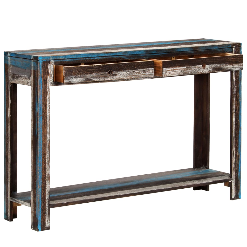 Vintage Massivholzkonsole Tabelle 118 x 30 x 80 cm