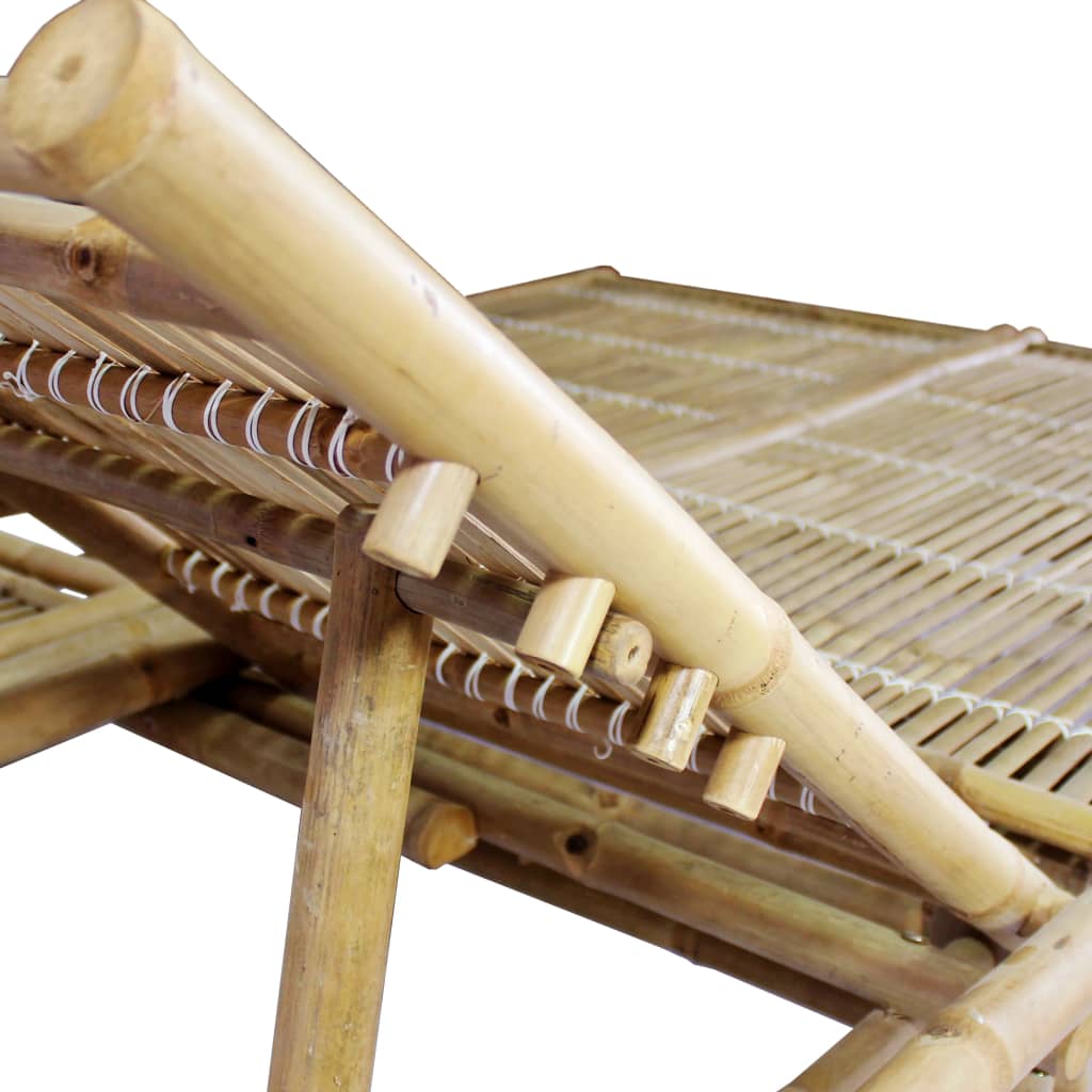 Langer Stuhl für 2 Bambus Leute